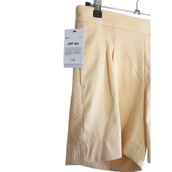 Nike Dri Fit Yellow Standard Fit Shorts UPF 40+ Women's Size Small 6 8 NEW NWT - Picture 3 of 7
